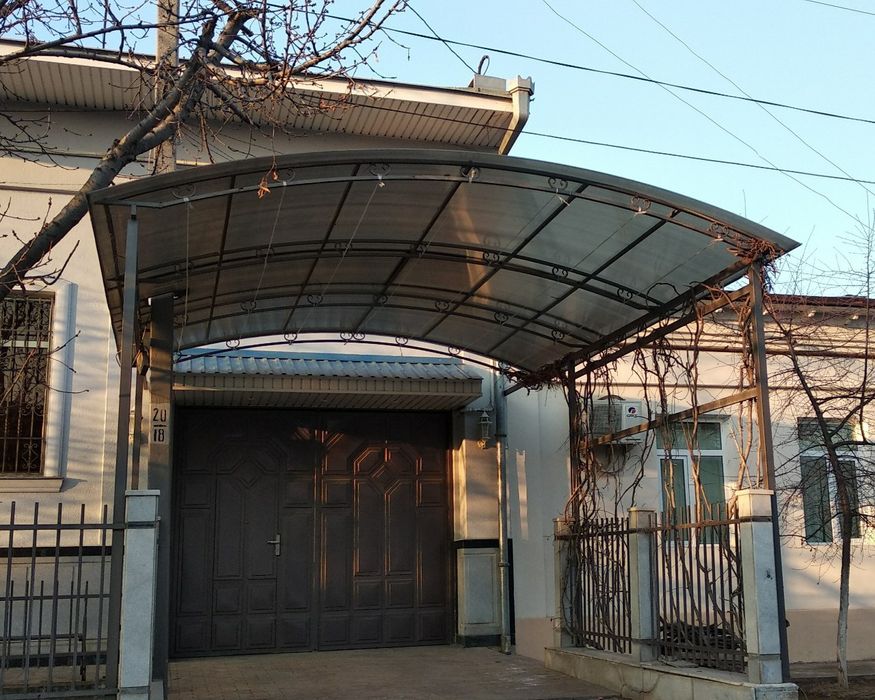 Навес  решетки перила