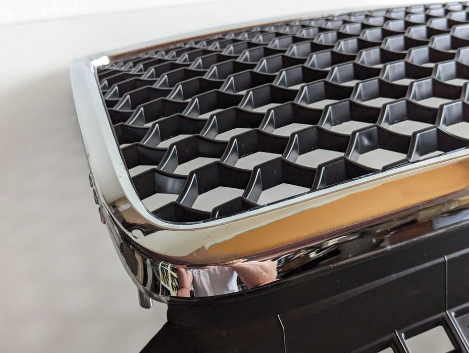 Решетка Ауди А3 8П пчелна пита S LINE черна хром Audi A3 8P 04-08