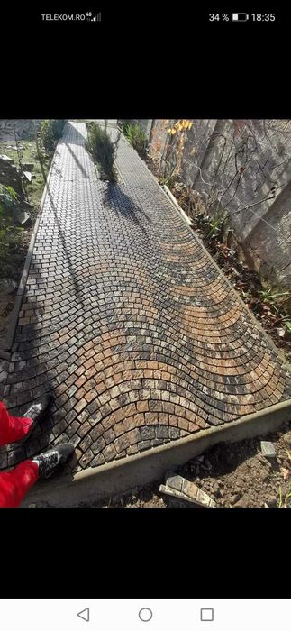 montaj pavele bordura Rigola