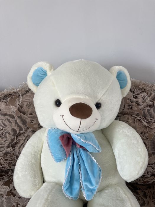 1 метровый белый мишка