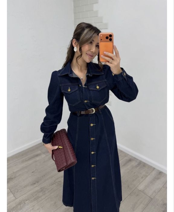 Платье джинсы новый