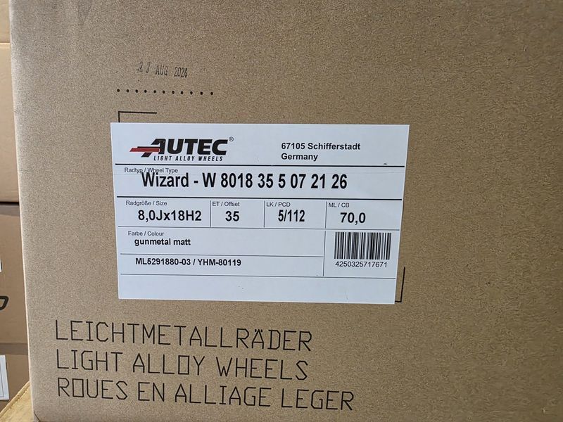 18цола 5x112 VW,Audi,Mercedes,Skoda 5х112