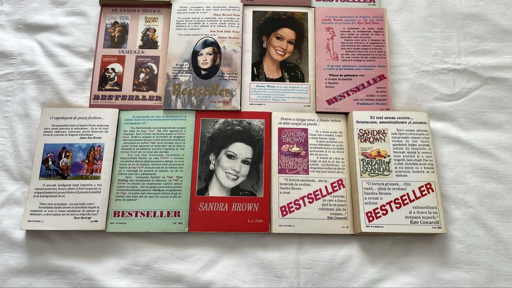 Sandra Brown - pachet 13 volume (dragoste, aventura)