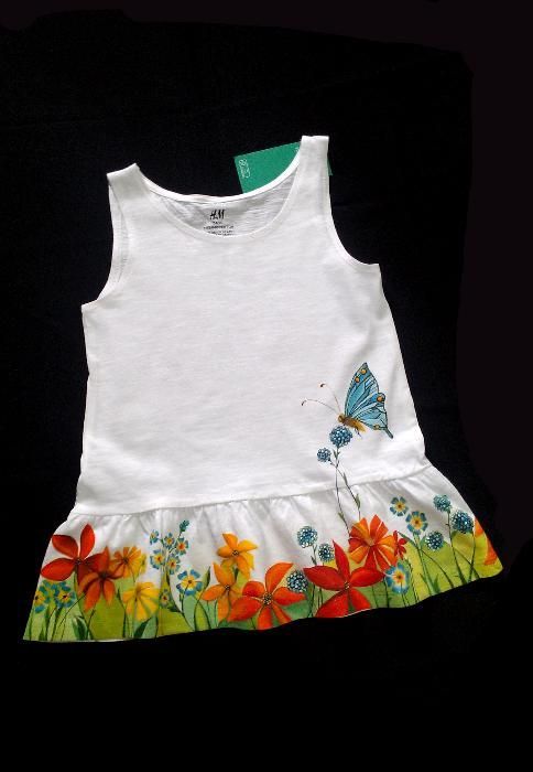 Tricouri pictate manual