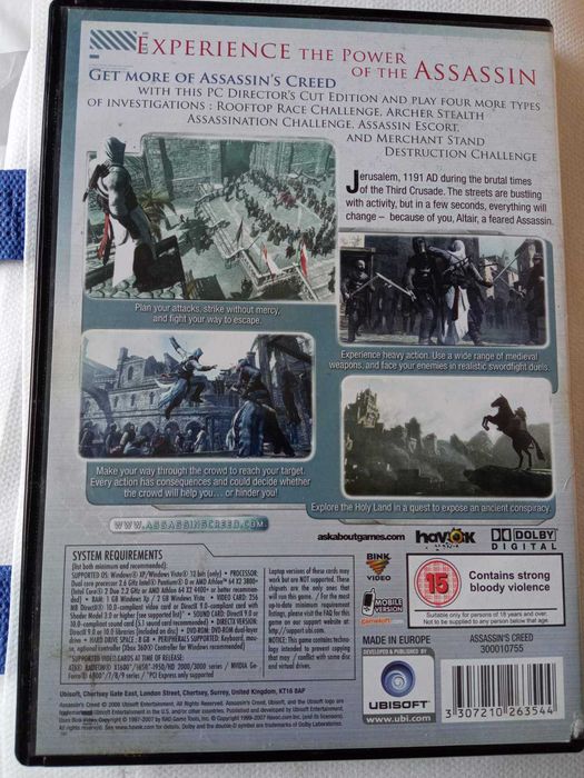 Assassin's Creed I Directors Cut and Assassin's Creed II PC