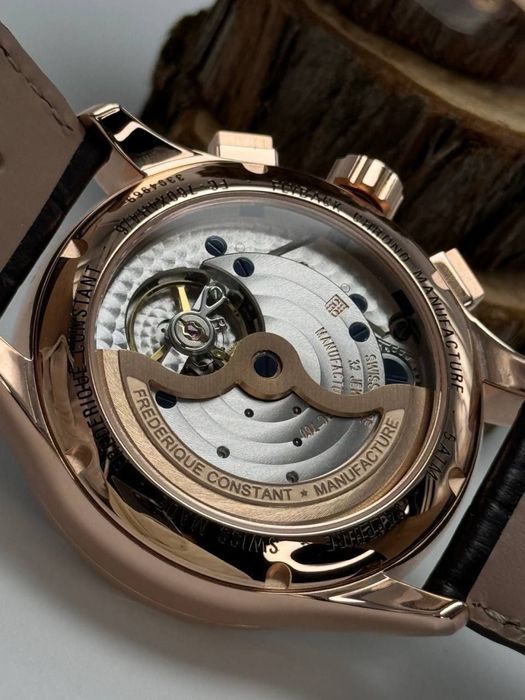 Швейцарские часы Frederique Constant, механический хронограф.