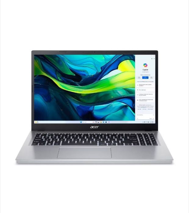 Laptop Acer AG15, 15.6" Full HD Touchscreen, AMD Ryzen™ 5 7520U pana la 4.3 GHz, 8 GB RAM DDR5, 512 GB SSD, AMD Radeon, Windows 11 Home, Silver 512 GB