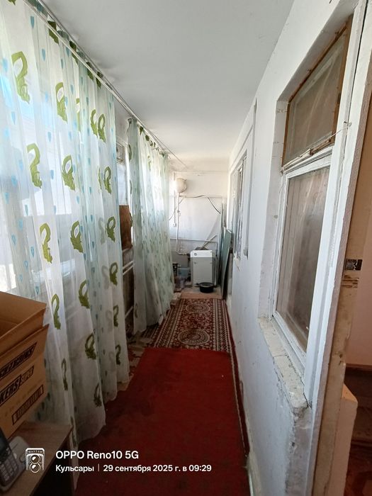 3мкр 3бөлме 1эт пәтер 64.1м2сатылады