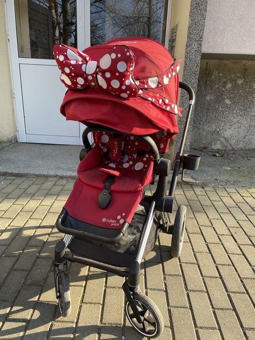 Намалена цена! Количка Cybex Priam Jeremy Scott Petticoat red dark