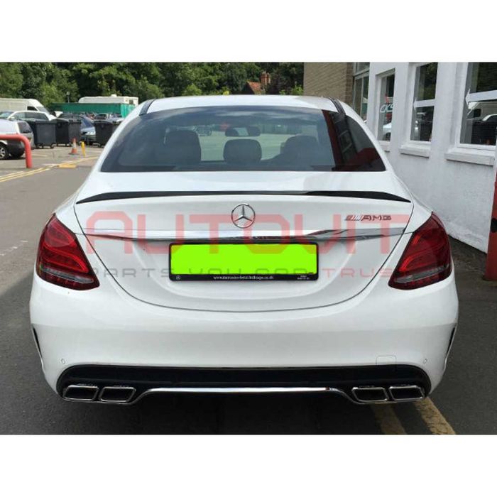 Спойлер за багажник Mercedes-Benz w205 черен гланц лип
