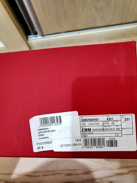 Ghete/botine cu toc, Valentino. Originale. Marimea 38, rosu visiniu