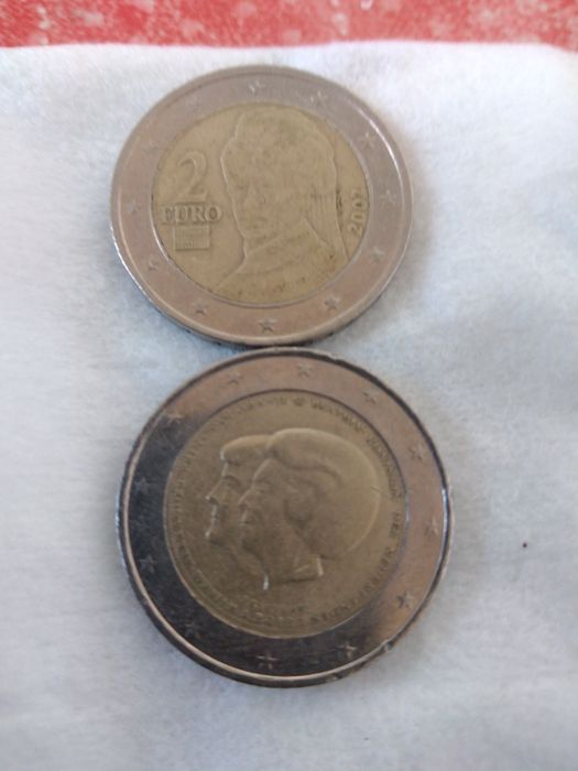 Евро монети редки