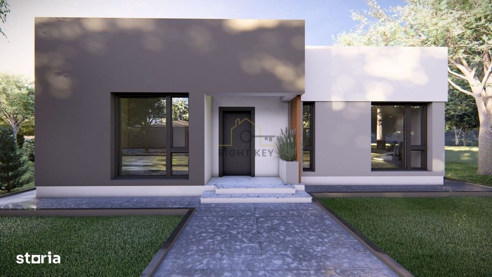 Casa la Rosu Domnesti, 4 Cam, Teren 500mp, Comision 0%