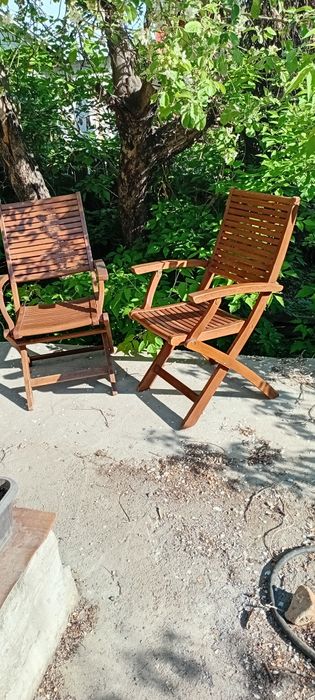 Кресло складное тиковое