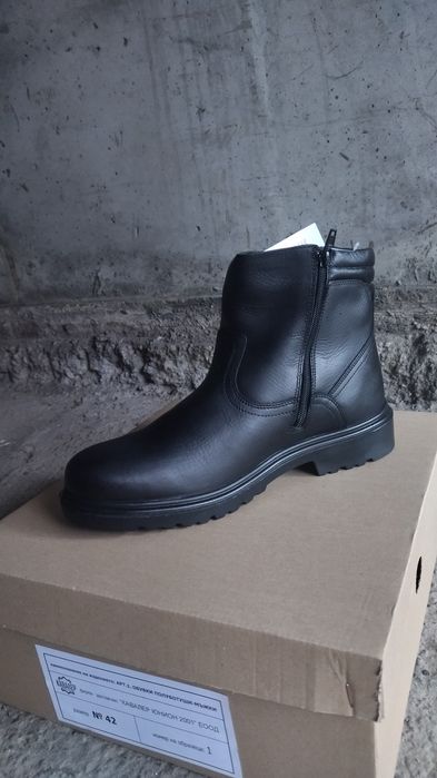 Зимни боти от естествена кожа