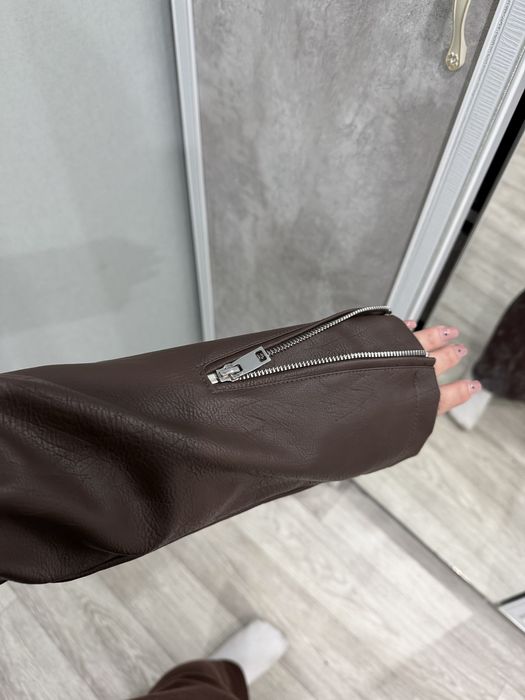 Куртка кожаная XL размер