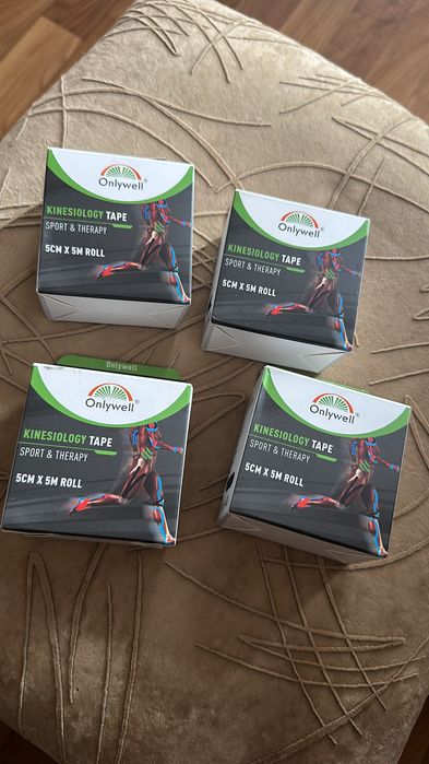 Висококачествени кинезитерапевтични ролкови ленти 5x5 см