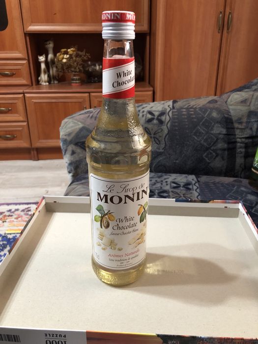 Monin Sirop pentru cafea cu aroma White Chocolate 700 ml, sigilat