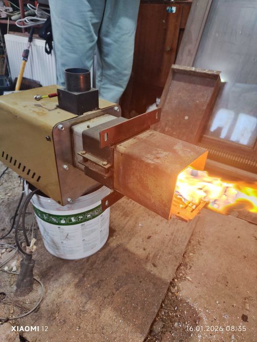 Пелетна горелка Golden Fire smb 50 и шнек към нея .