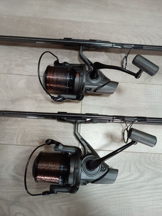 FOX комплект за шаранджийски риболов – въдици, макари, сигнализатори.