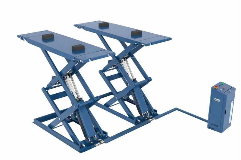 Нископрофилен ножичен подемник 3.5т БЕЗПЛАТНА ДОСТАВКА за град София и