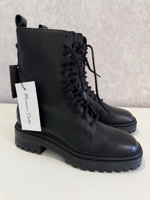 Новый кожаные ботинки Massimo Dutti