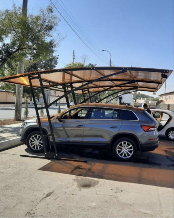 Avto naves (авто_навес)- ясаймиз урнатамиз