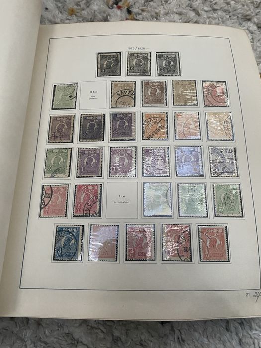 Album Marcilor postale Romamesti timber 1864-1960