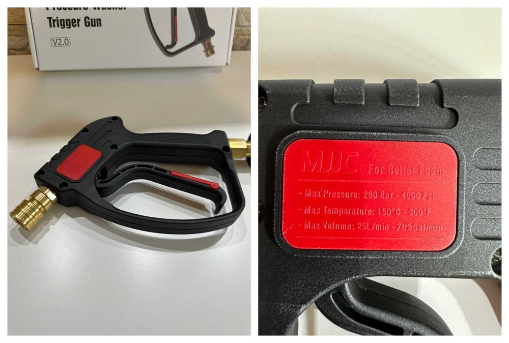 MJJC Професионален пистолет за водоструйка + 5 бр дюзи (Quick Connect)