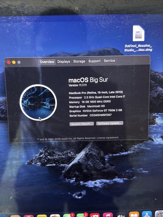 MacBook Pro Retina 15” Late 2013