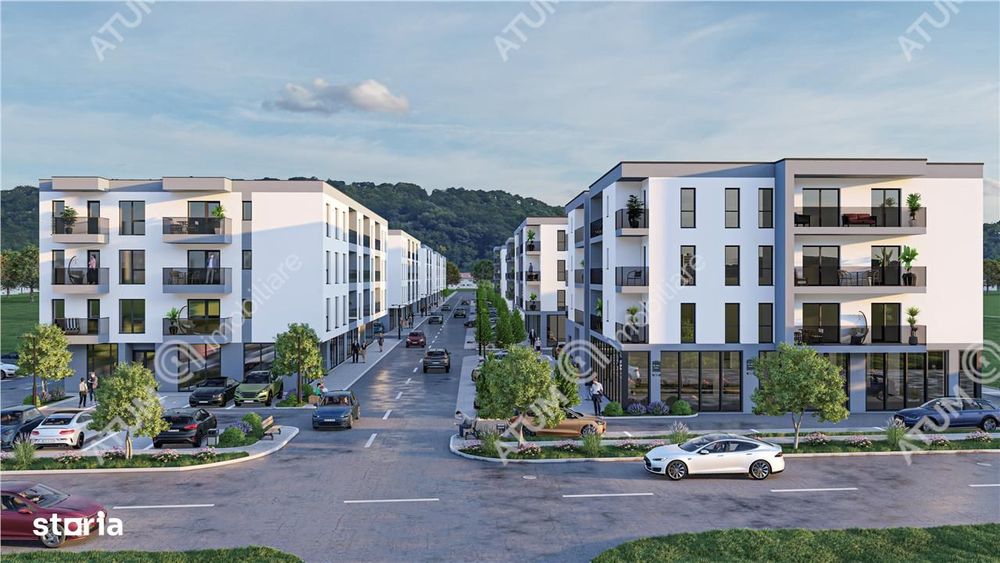 Apartament cu 2 camere etaj 1 la cheie 55 mp utili si loc parcare