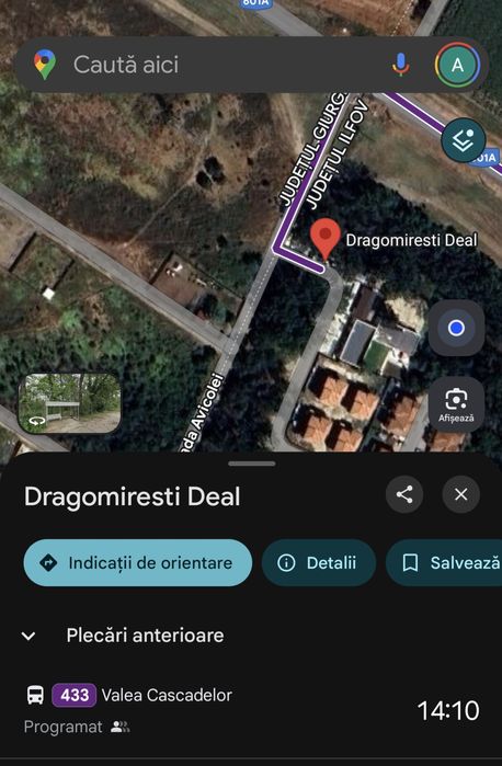 Teren 805 mp Joița/Bâcu/ 40 ml deschidere/ 1 km de A0