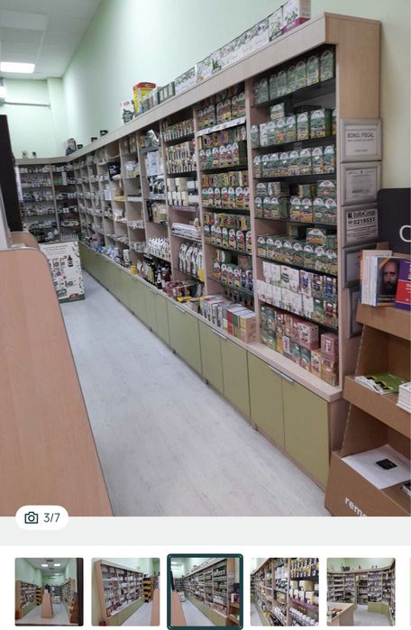 Mobilier plafar farmacie standuri magazin 35mp