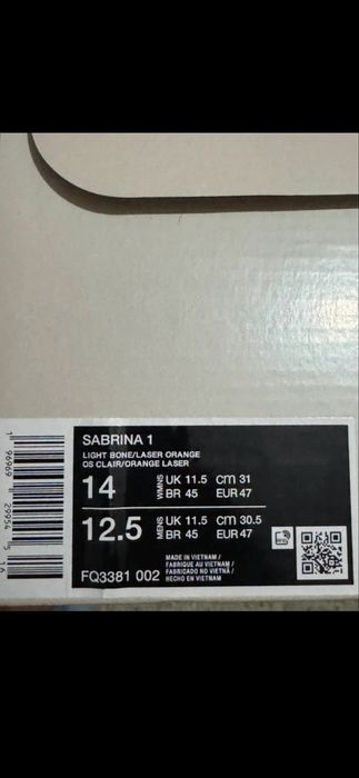Nike Sabrina’s 1