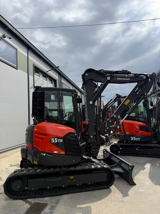 Mini Excavator NOU EUROCOMACH 55TR Italia 5,5t 5 ANI Garantie 3 Cupe ...