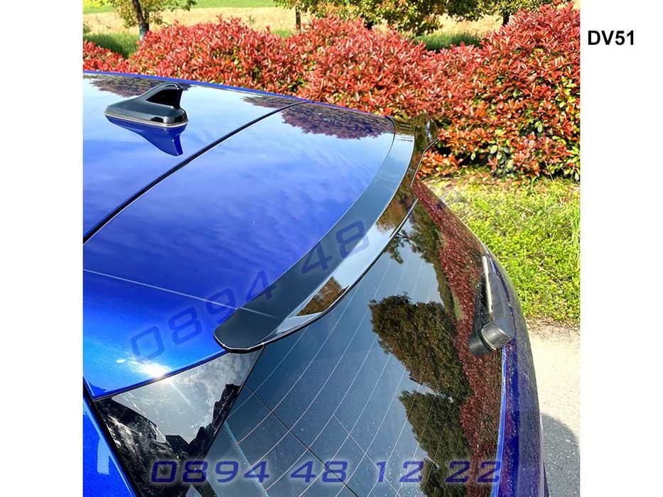 Тунинг Лип Спойлер Крило Багажник Капак VW Golf 8 Голф 8 2020+ Карбон