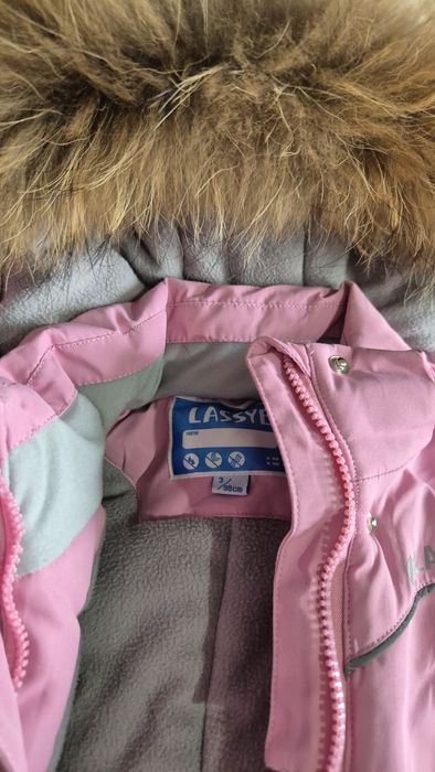 Зимний утеплённый комбинезон для девочки Lassye