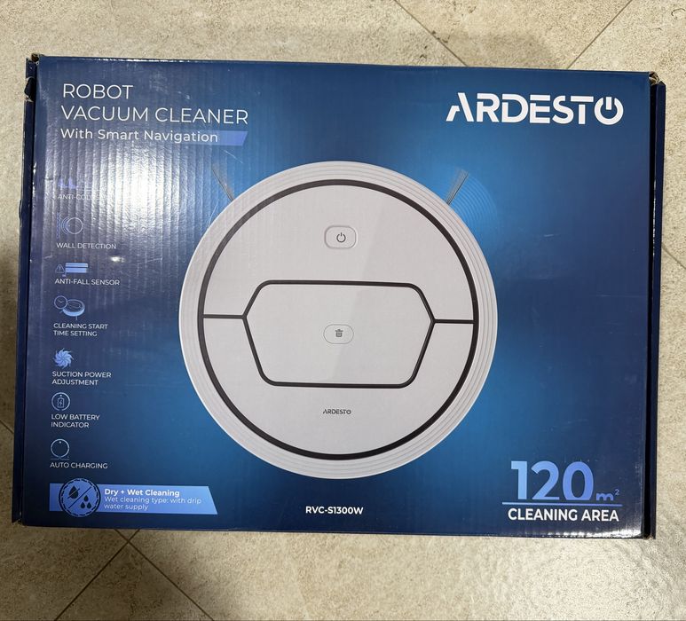 Робот пылесос ardesto RVC- s1300w