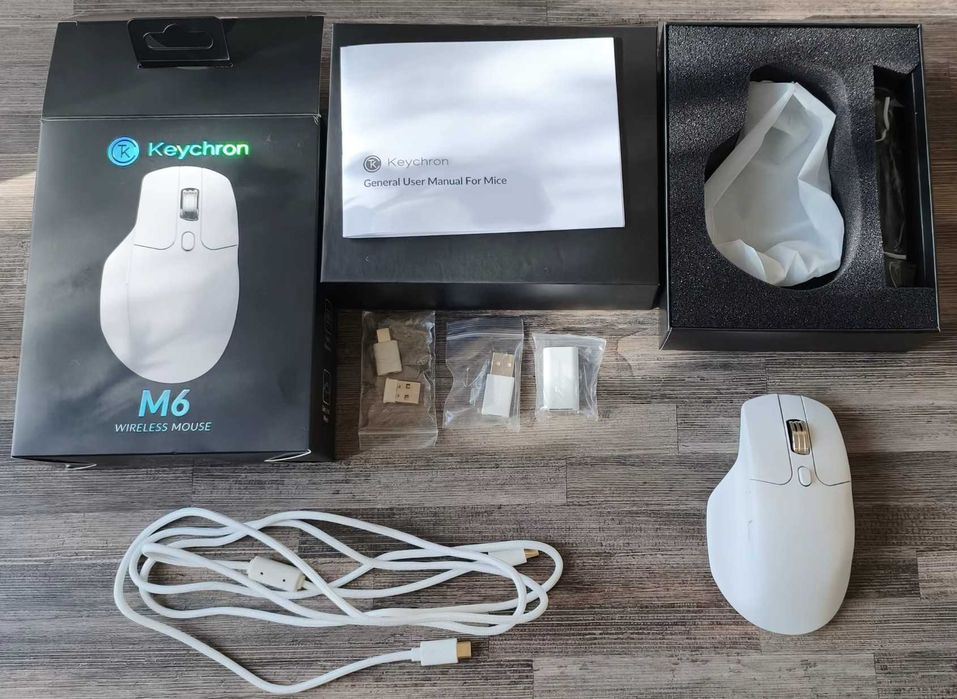 Беспроводная мышь Keychron M6 Silent 1K