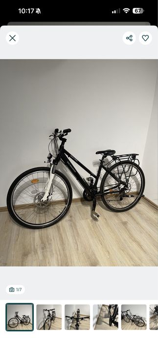 Bicicleta Trekking Bike Manufaktur Black Cross Marime S