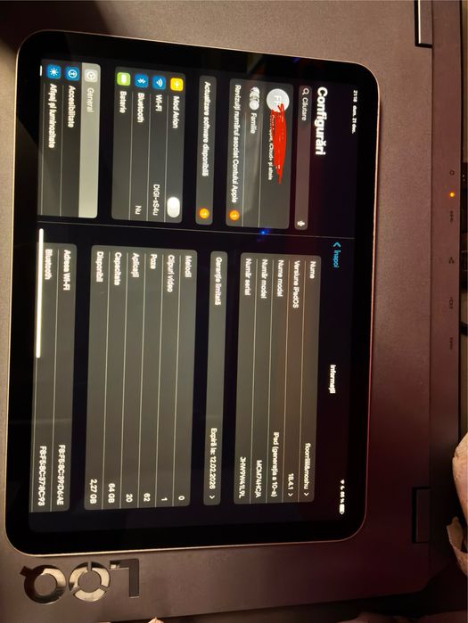 iPad 10 Gen (2022) 64GB + Tastatură & Trackpad | Garanție 2026 | Cutie