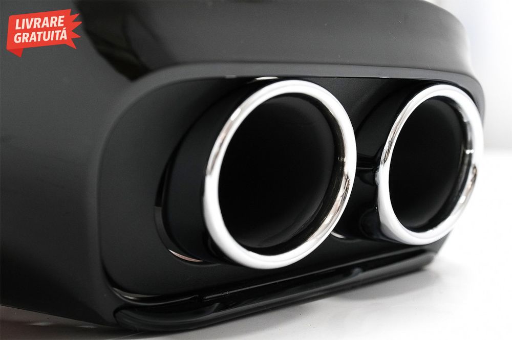 Difuzor Bara Spate Evacuare Dubla si Tobe Ornament Mercedes C-Class C2