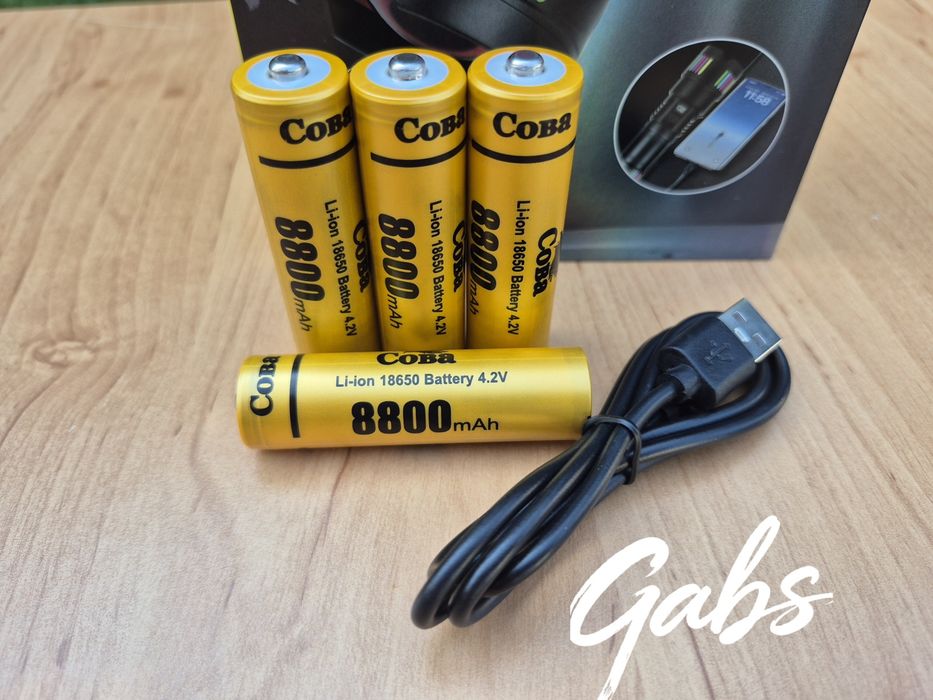 Супер силен LED фенер COBA CB-802-1,3000m