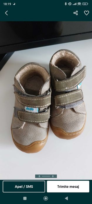 Ghete Dodo shoes lână - 22 și 23 gratuit