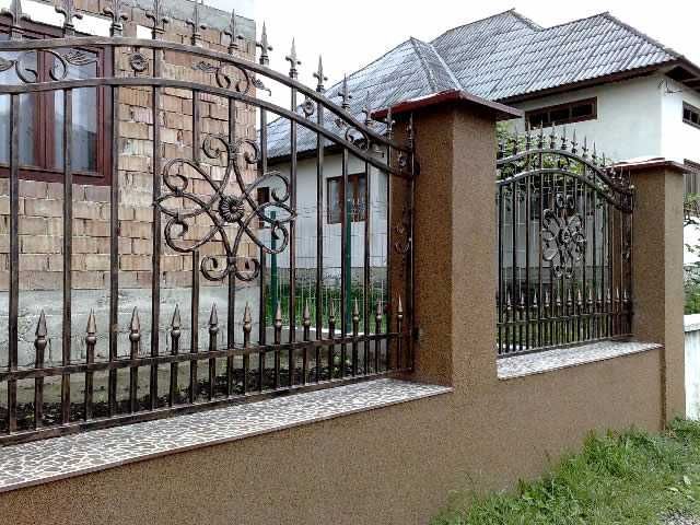 Construim garduri si porti din panouri stil jaluzele, sipca metalica, tabla cutata, BCA