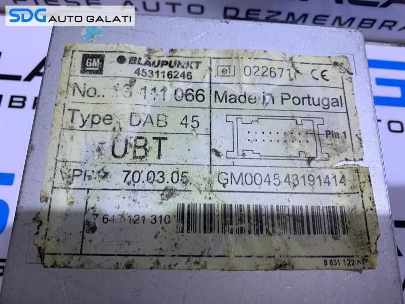 Unitate Modul Calculator Antena Radio Opel Vectra C 2002 - 2008 Cod 13111066 [L7052]