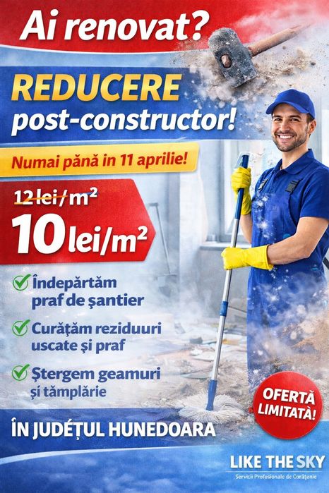 Firma curățenie Hunedoara – Like the Sky | Locuințe, birouri, ...