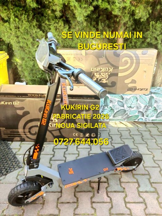 Kukirin G2 2026 Noua sigilata MOTOR 800 WATI 16A Puternica de curse