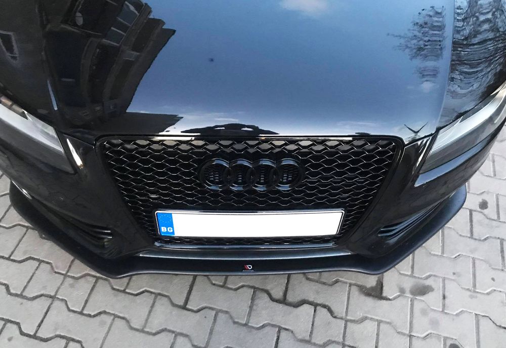 Спойлер за предна S-line броня Maxton design за Audi A5 8Т (2007-2011)