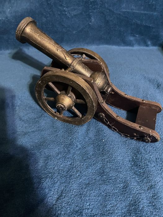 Tun macheta bronz vechi decor obiect